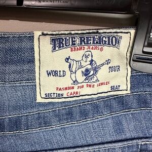 True Religion Low Rise Capri Jeans